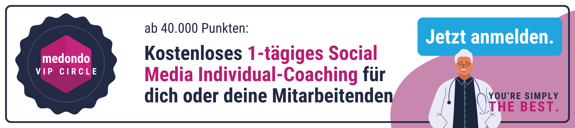 Medondo VIP Circle Banner Website Slide 2