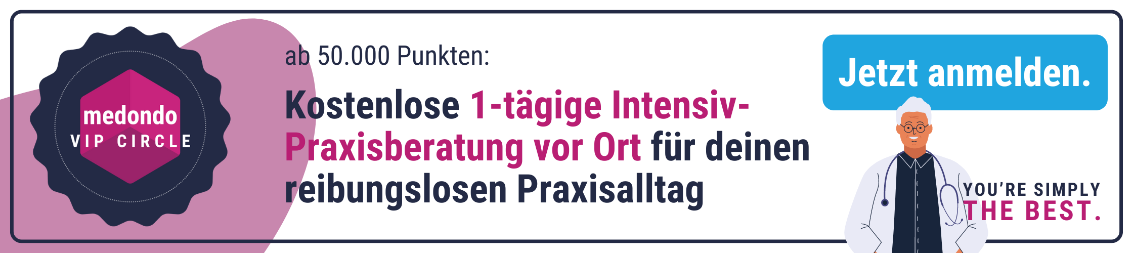 Medondo VIP Circle Banner Website Slide 3